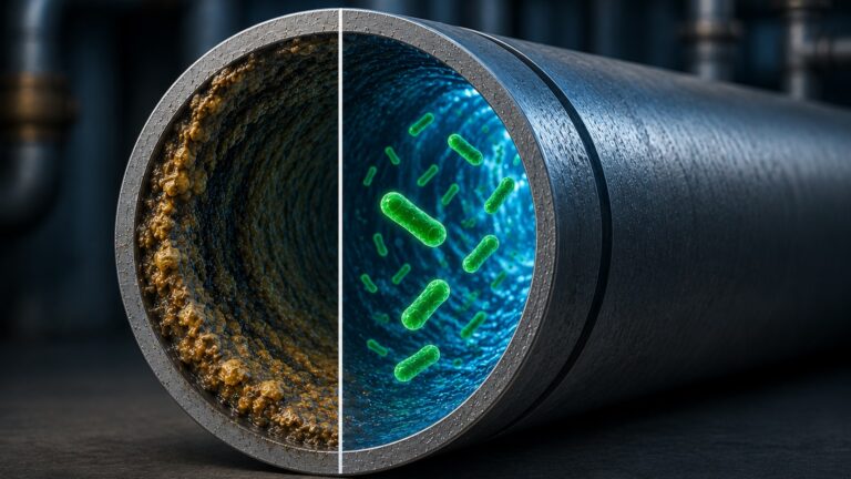 The effectiveness of microbial products in biological pipeline maintenance